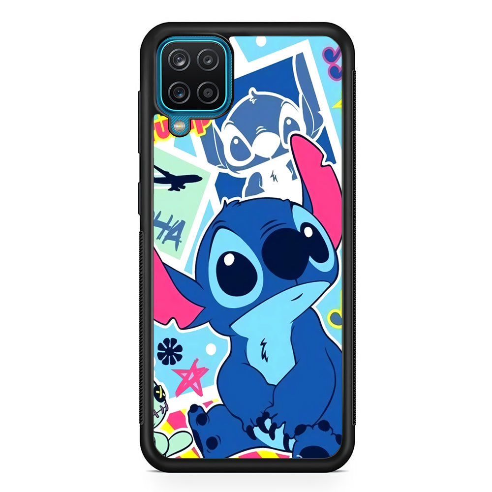 Stitch Cute Stare Samsung Galaxy A12 Case