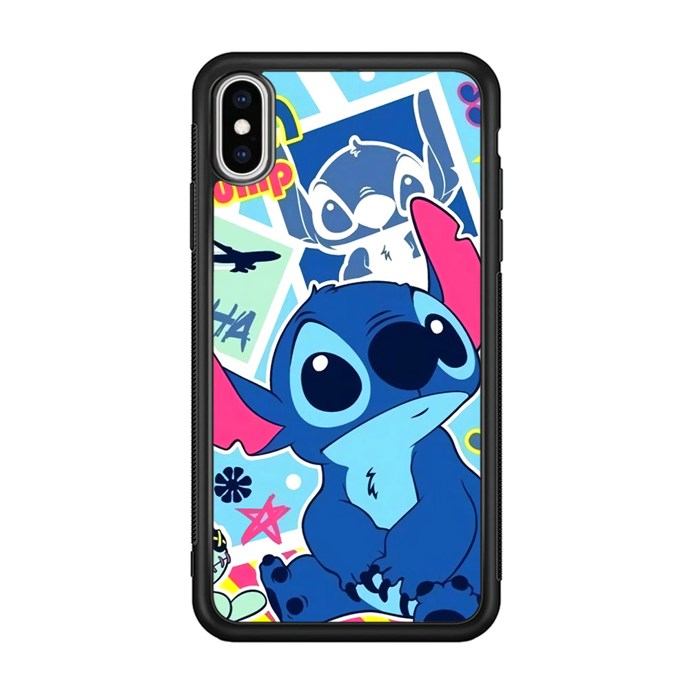 Stitch Cute Stare iPhone X Case