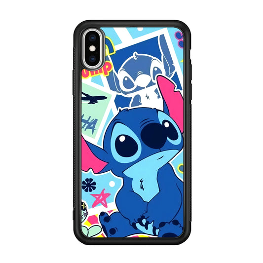 Stitch Cute Stare iPhone X Case