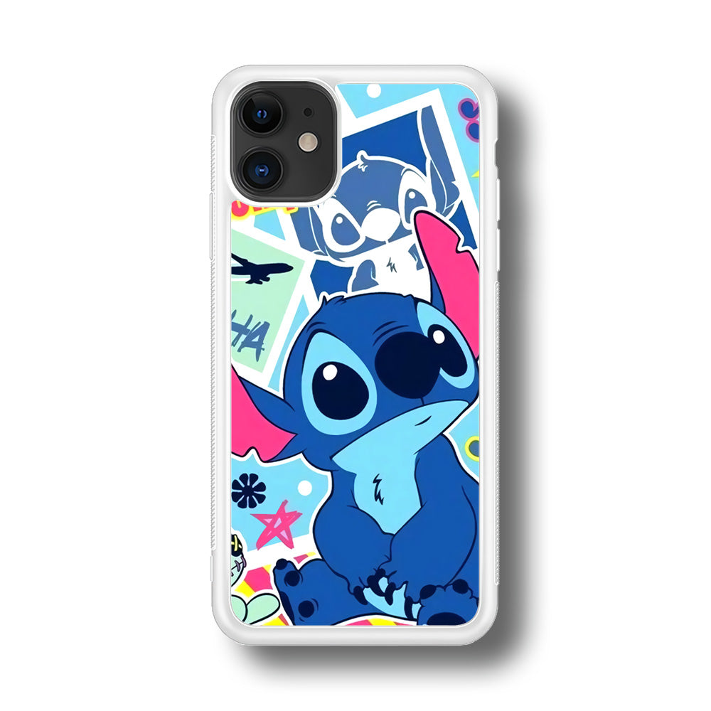 Stitch Cute Stare iPhone 11 Case