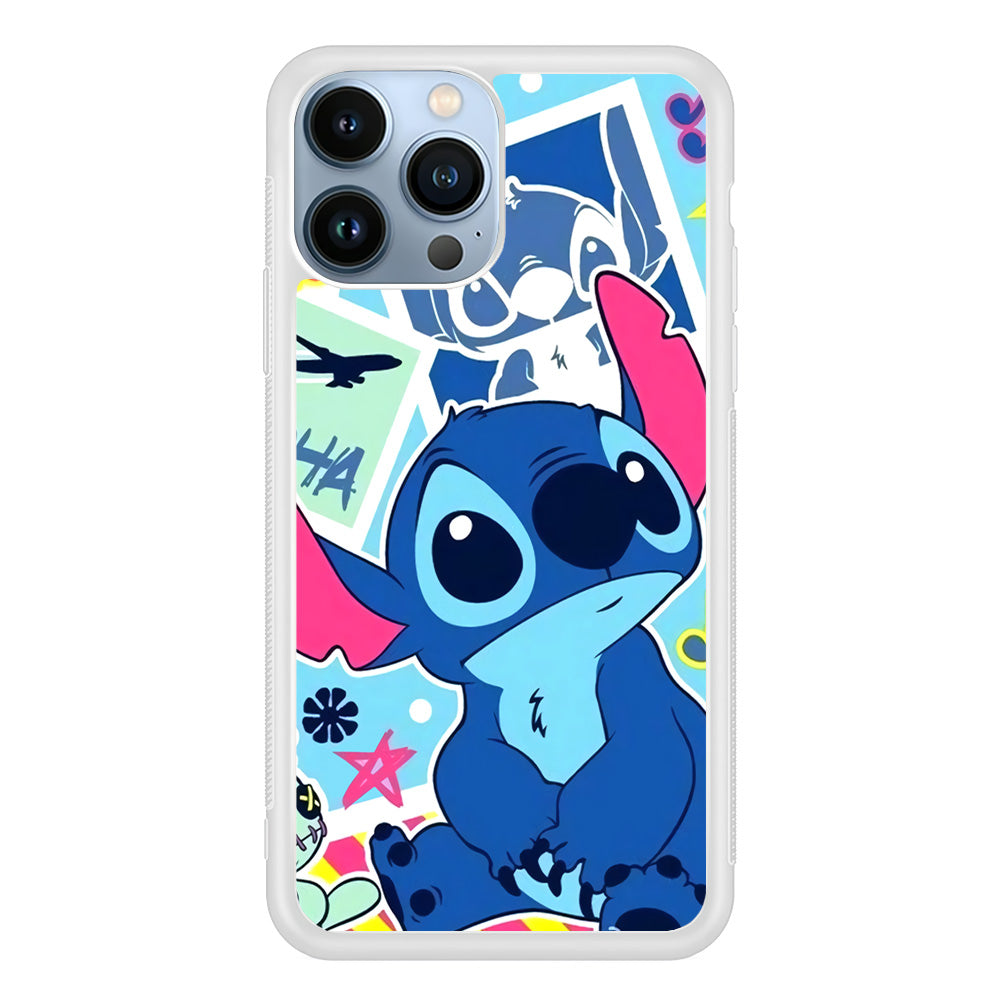 Stitch Cute Stare iPhone 13 Pro Max Case