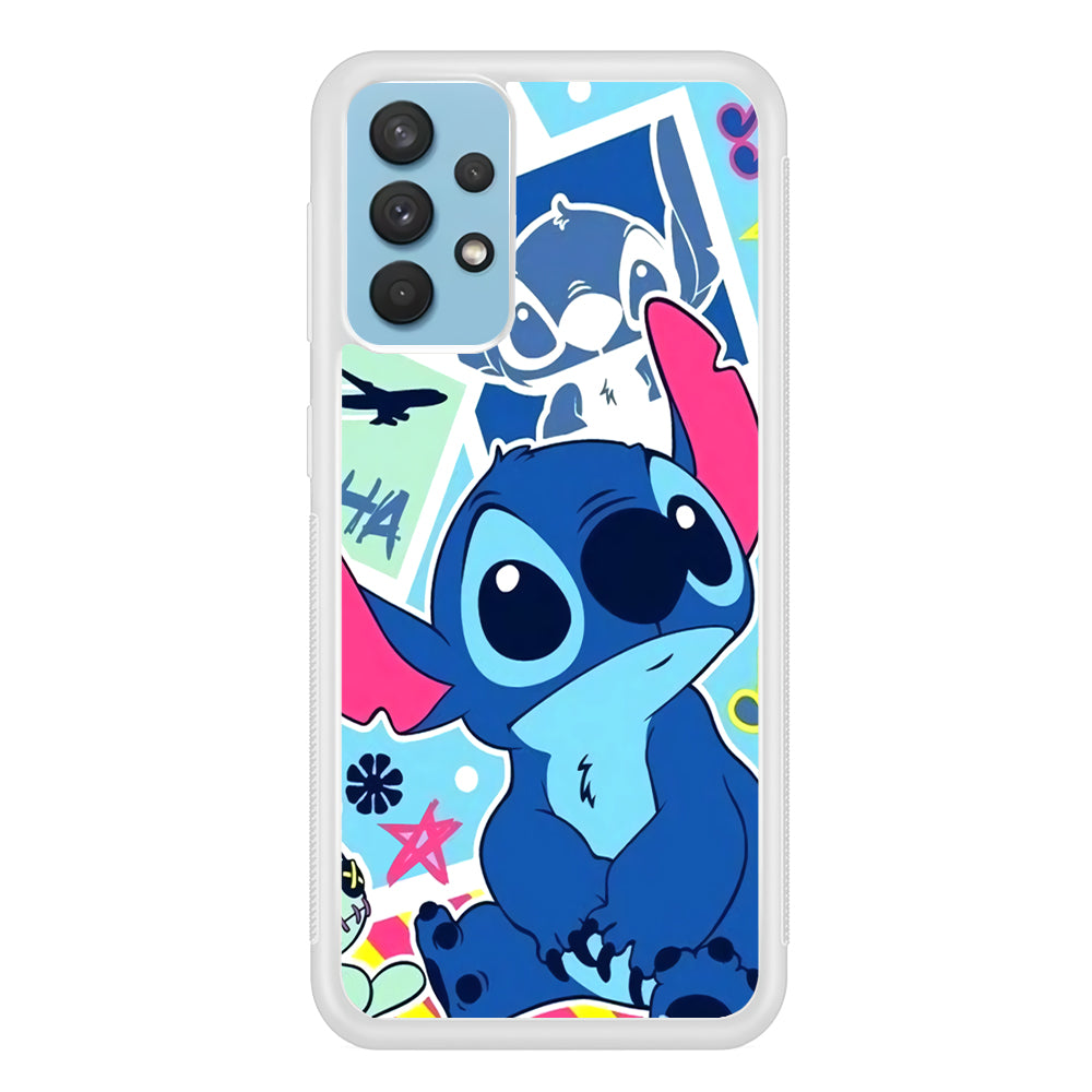 Stitch Cute Stare Samsung Galaxy A32 Case