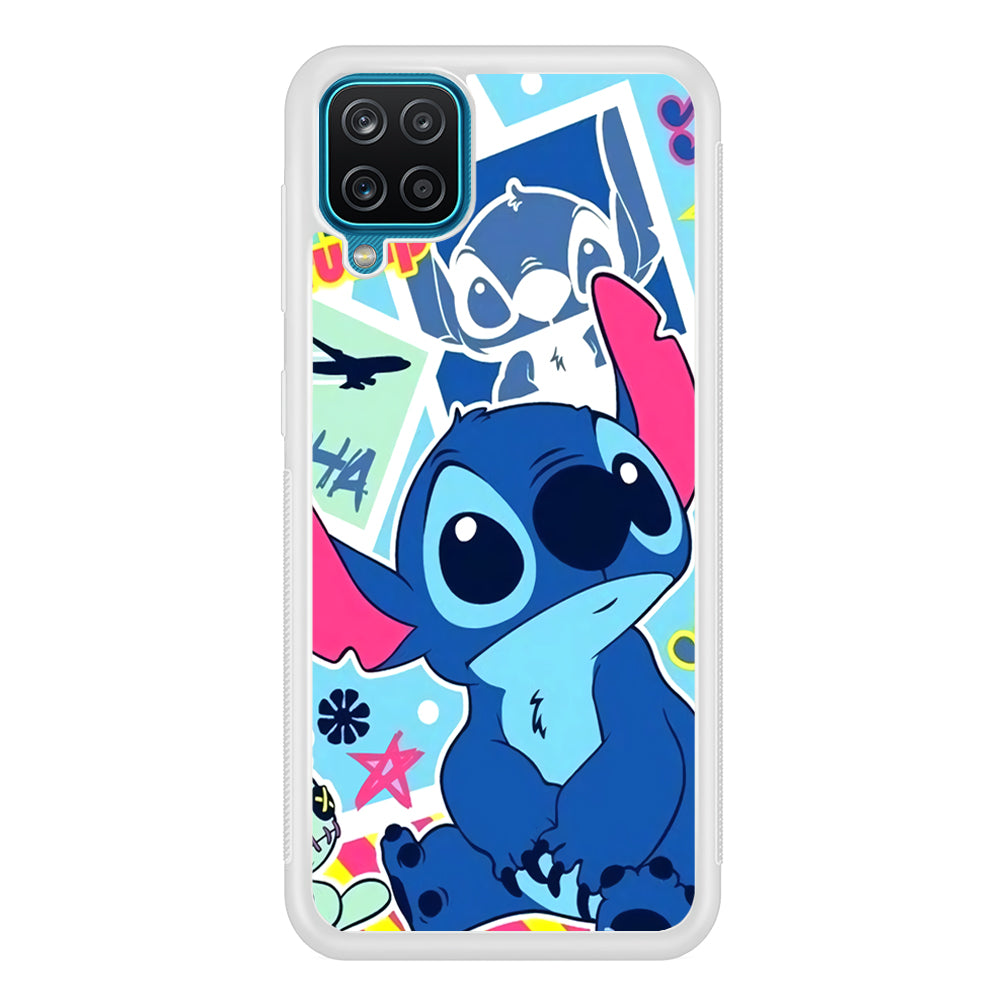 Stitch Cute Stare Samsung Galaxy A12 Case