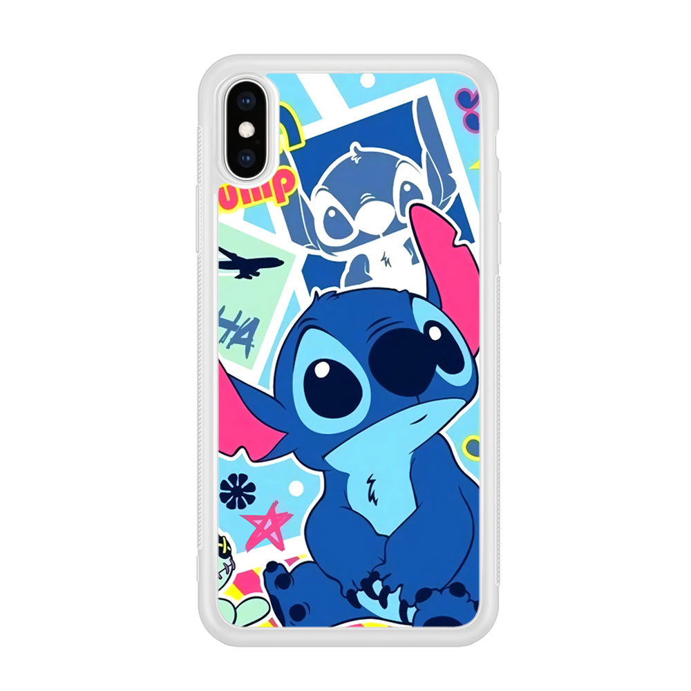 Stitch Cute Stare iPhone X Case