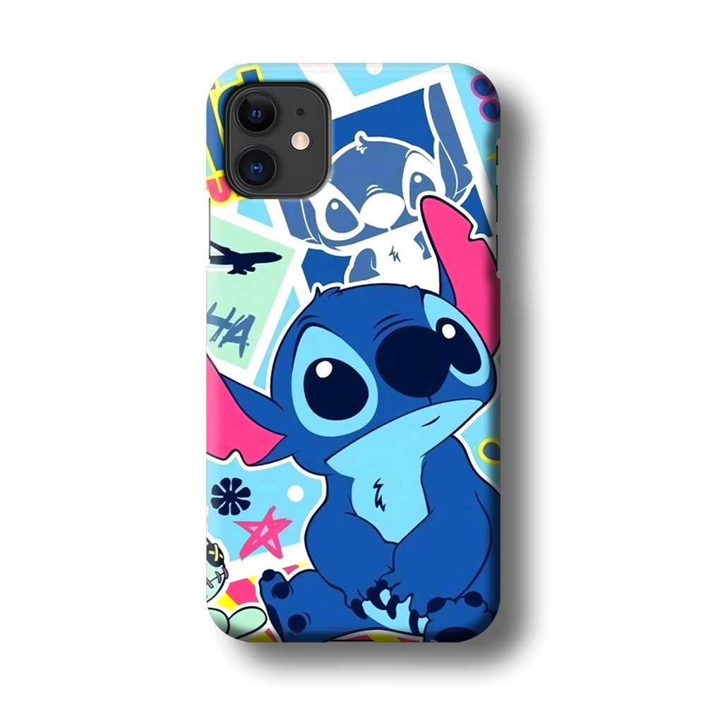 Stitch Cute Stare iPhone 11 Case