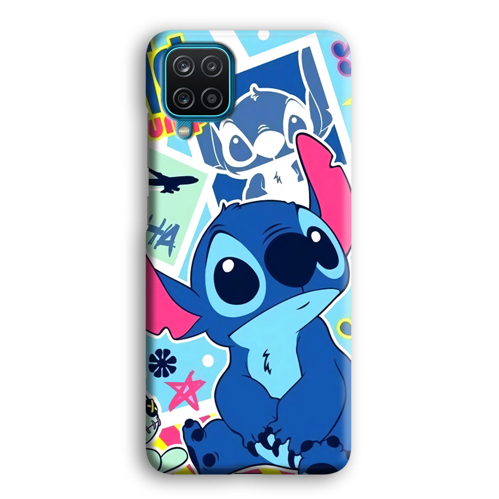 Stitch Cute Stare Samsung Galaxy A12 Case