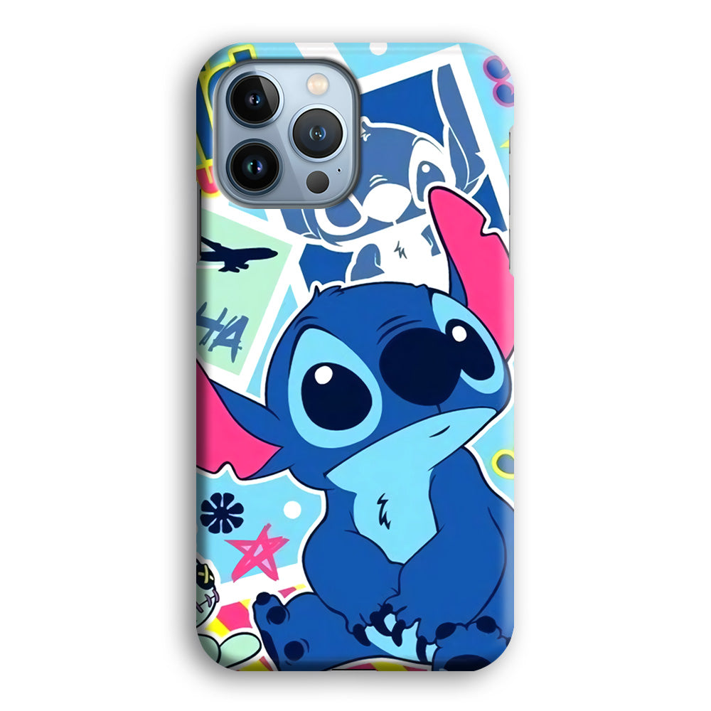 Stitch Cute Stare iPhone 13 Pro Max Case