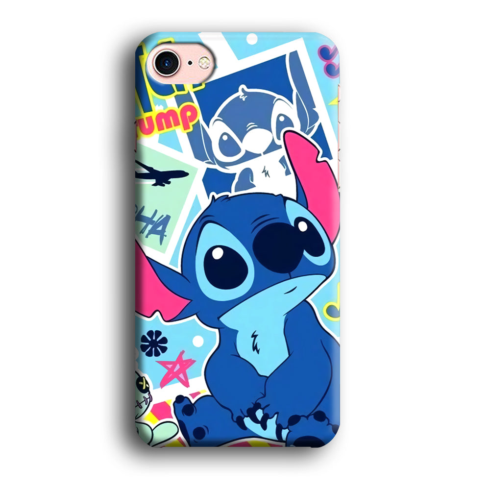 Stitch Cute Stare iPhone 8 Case