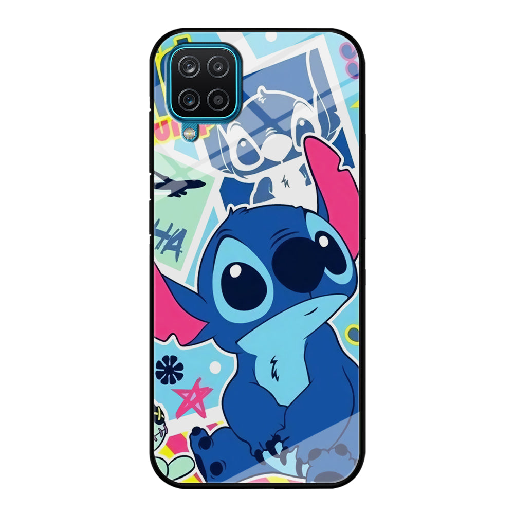 Stitch Cute Stare Samsung Galaxy A12 Case