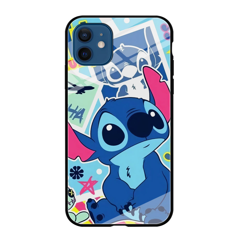 Stitch Cute Stare iPhone 12 Case