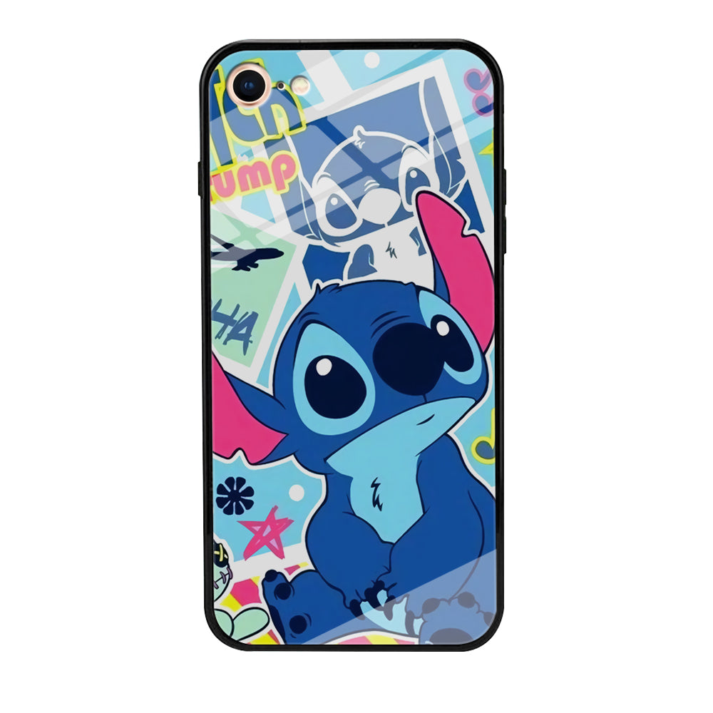 Stitch Cute Stare iPhone 8 Case