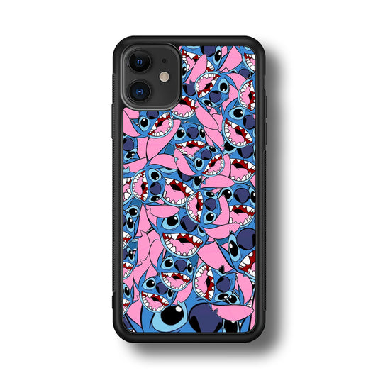 Stitch Laugh Face iPhone 11 Case