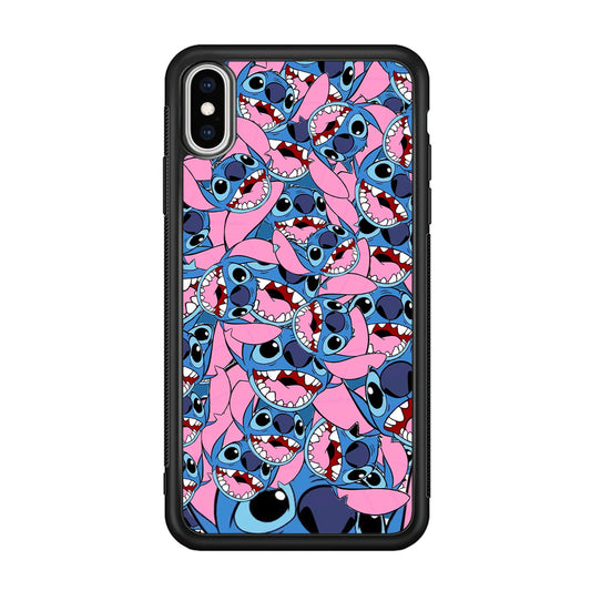 Stitch Laugh Face iPhone X Case