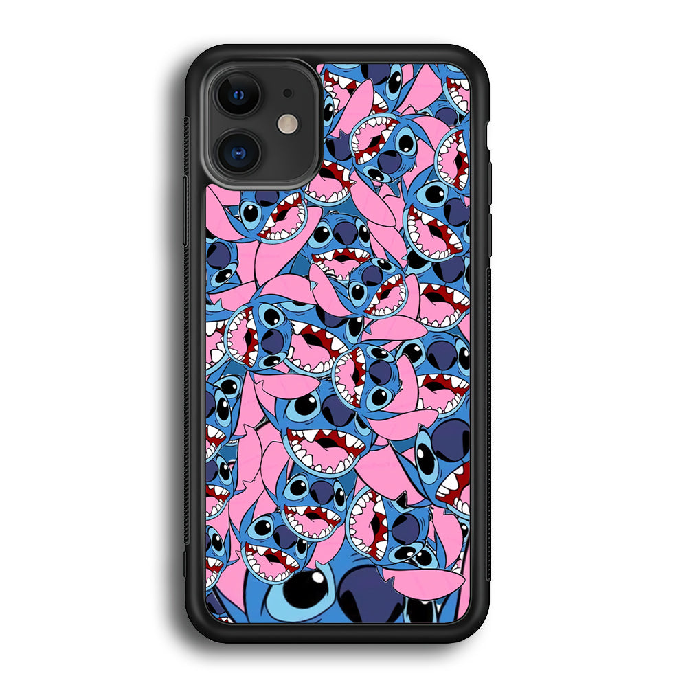 Stitch Laugh Face iPhone 12 Case