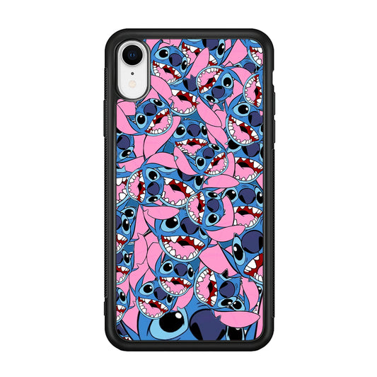 Stitch Laugh Face iPhone XR Case
