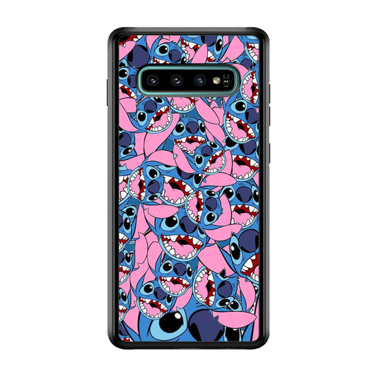 Stitch Laugh Face Samsung Galaxy S10 Case