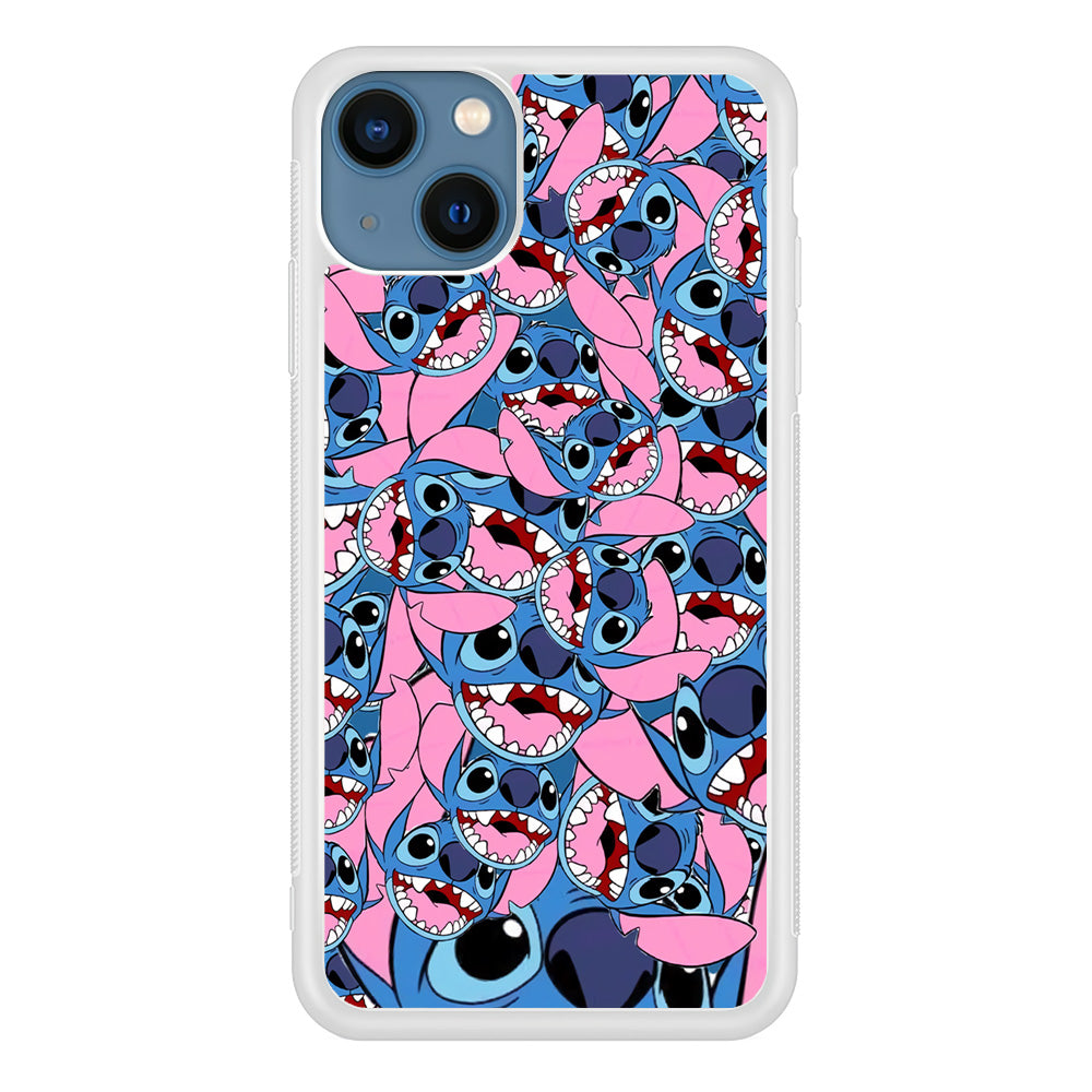 Stitch Laugh Face iPhone 13 Case