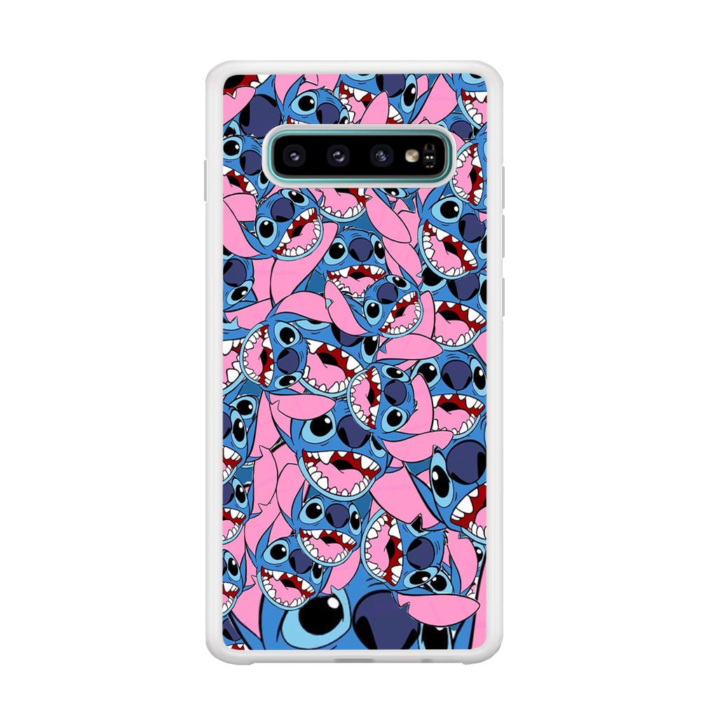 Stitch Laugh Face Samsung Galaxy S10 Case