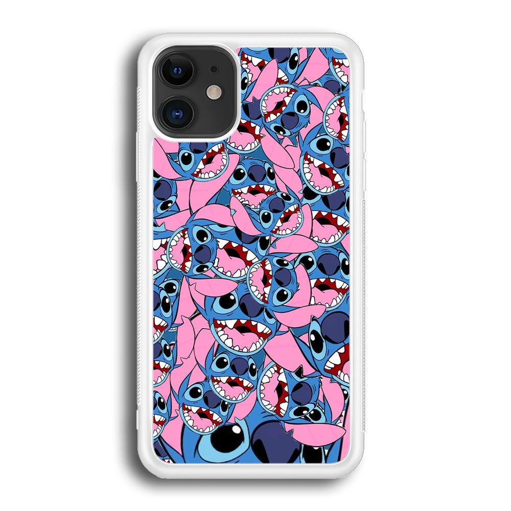 Stitch Laugh Face iPhone 12 Case