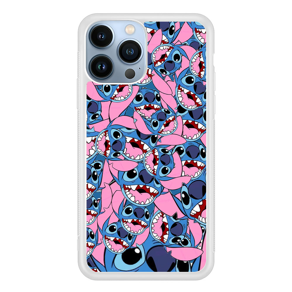 Stitch Laugh Face iPhone 13 Pro Max Case