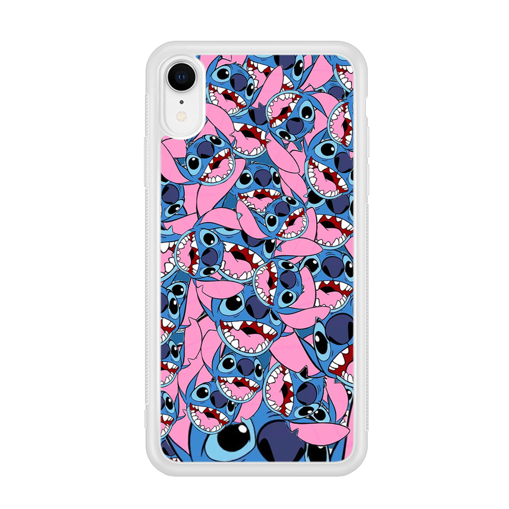 Stitch Laugh Face iPhone XR Case