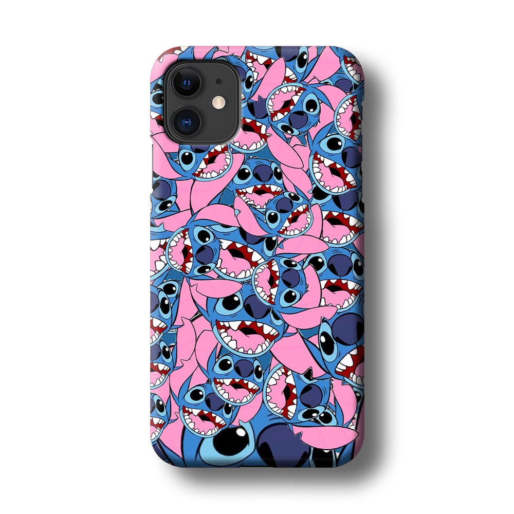 Stitch Laugh Face iPhone 11 Case