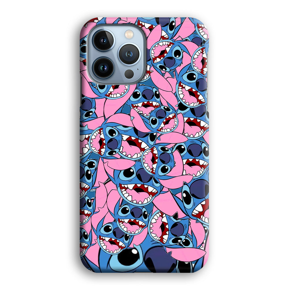 Stitch Laugh Face iPhone 13 Pro Max Case