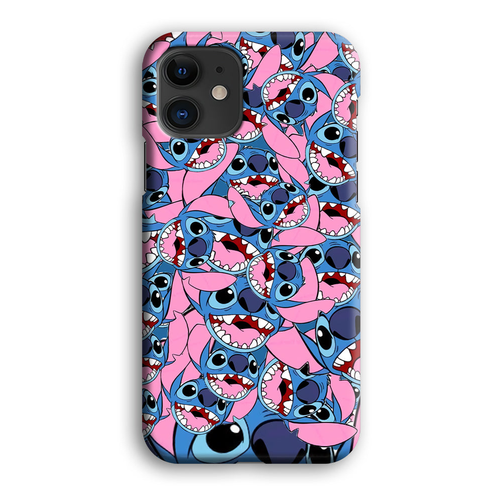 Stitch Laugh Face iPhone 12 Case