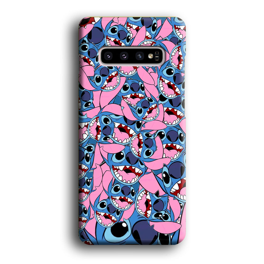 Stitch Laugh Face Samsung Galaxy S10 Case