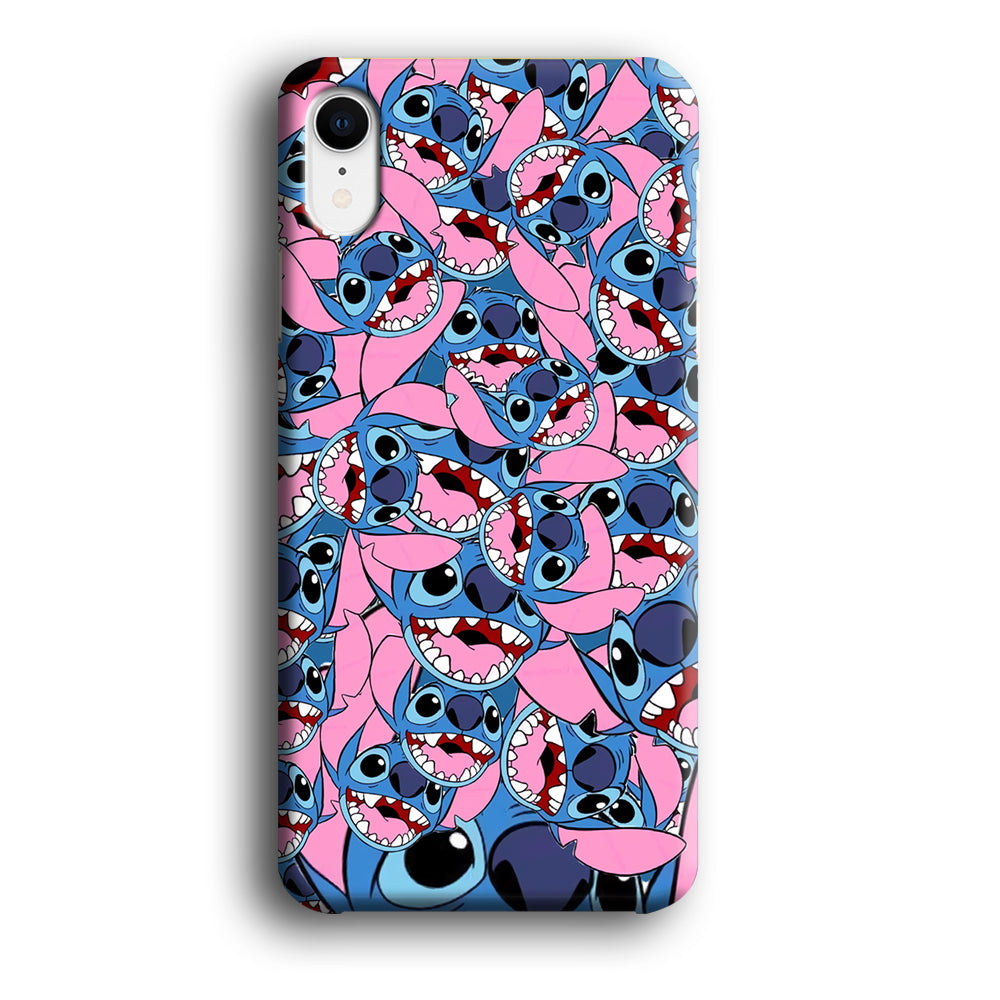 Stitch Laugh Face iPhone XR Case