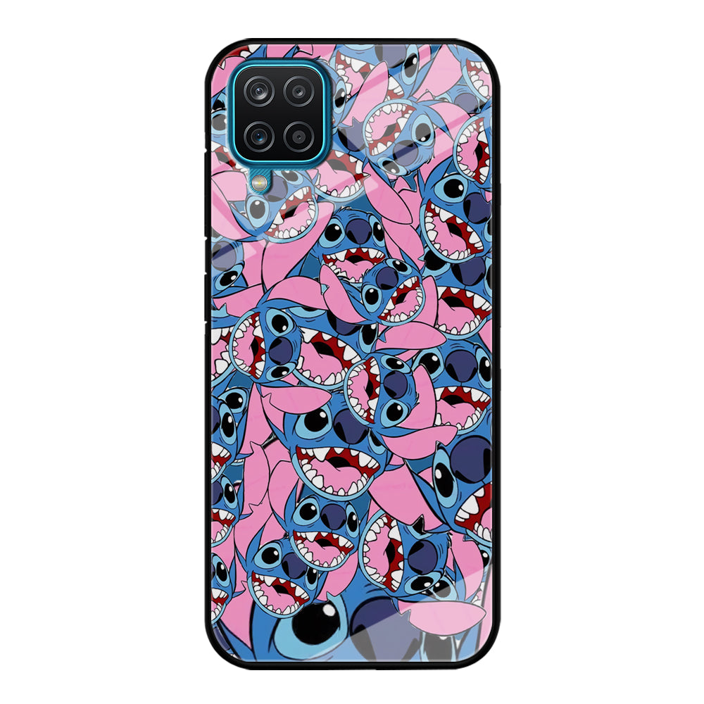 Stitch Laugh Face Samsung Galaxy A12 Case