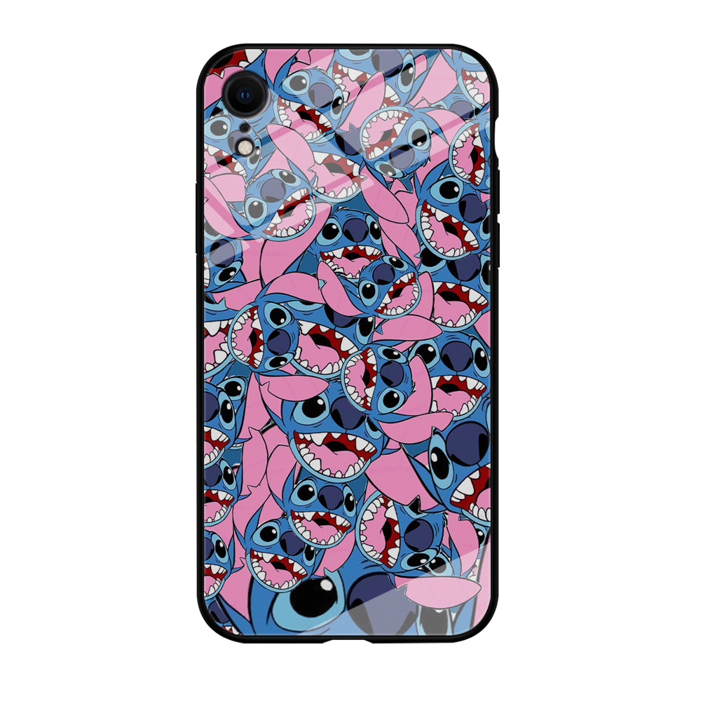 Stitch Laugh Face iPhone XR Case