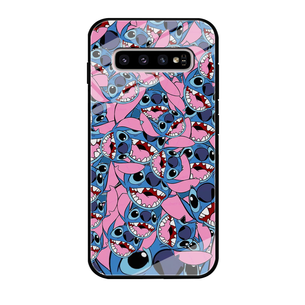 Stitch Laugh Face Samsung Galaxy S10 Case