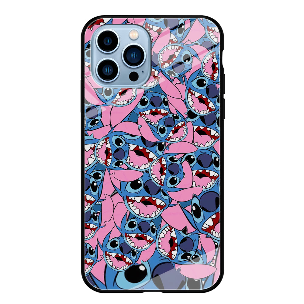 Stitch Laugh Face iPhone 13 Pro Max Case