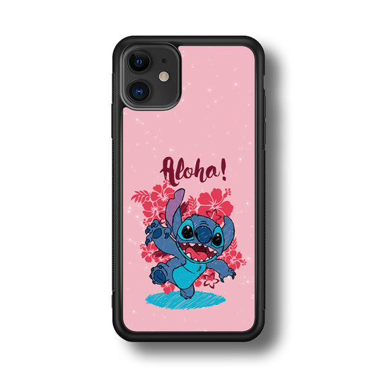 Stitch Paint Art iPhone 11 Case