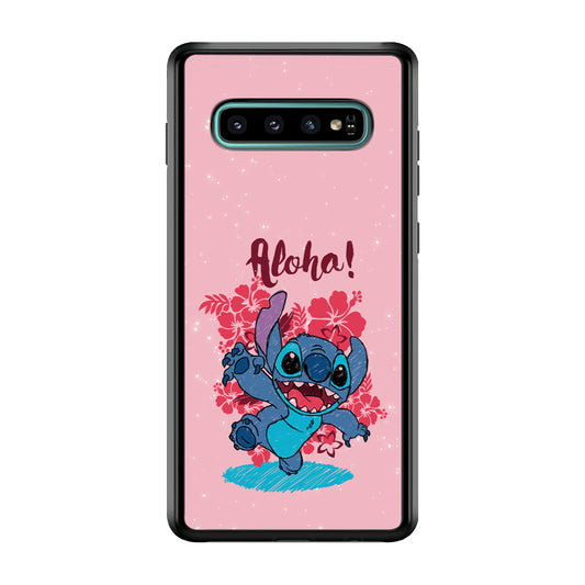 Stitch Paint Art Samsung Galaxy S10 Plus Case