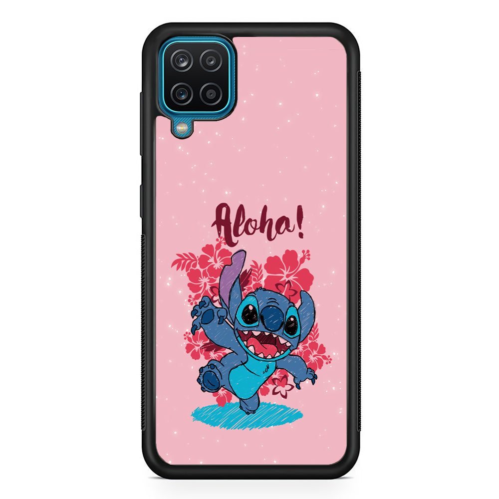 Stitch Paint Art Samsung Galaxy A12 Case