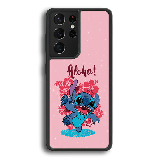 Stitch Paint Art Samsung Galaxy S21 Ultra Case