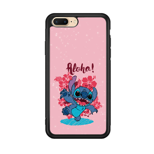 Stitch Paint Art iPhone 8 Plus Case