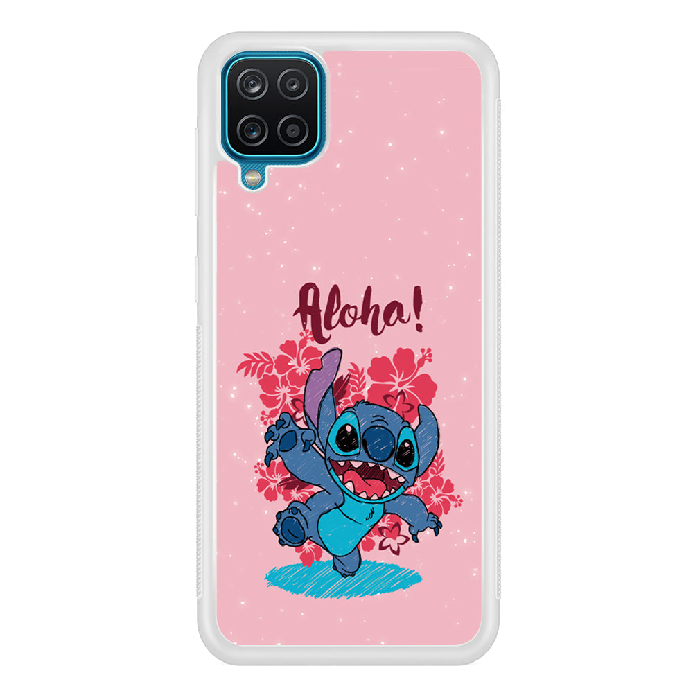 Stitch Paint Art Samsung Galaxy A12 Case