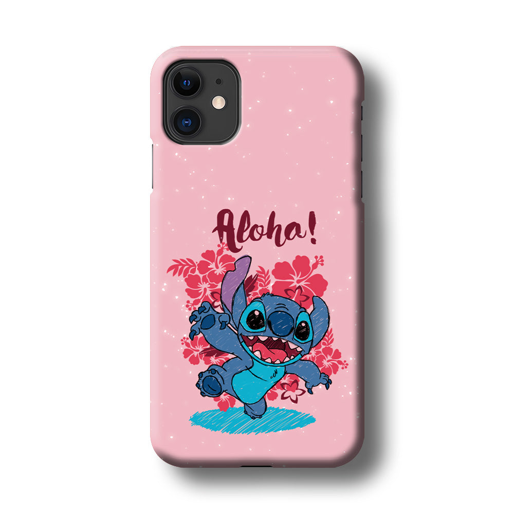 Stitch Paint Art iPhone 11 Case