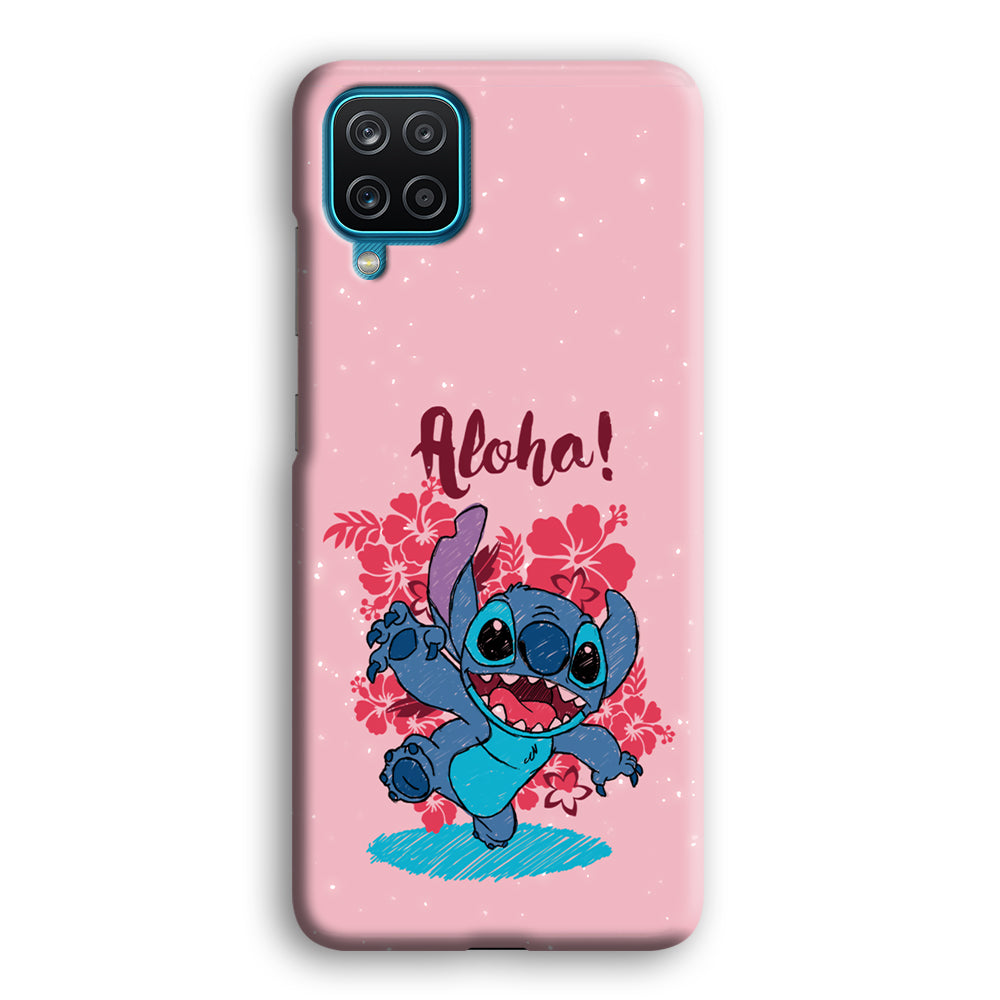 Stitch Paint Art Samsung Galaxy A12 Case