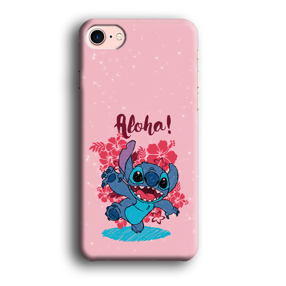 Stitch Paint Art iPhone 8 Case