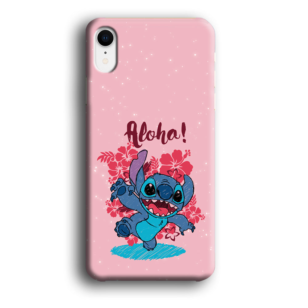 Stitch Paint Art iPhone XR Case