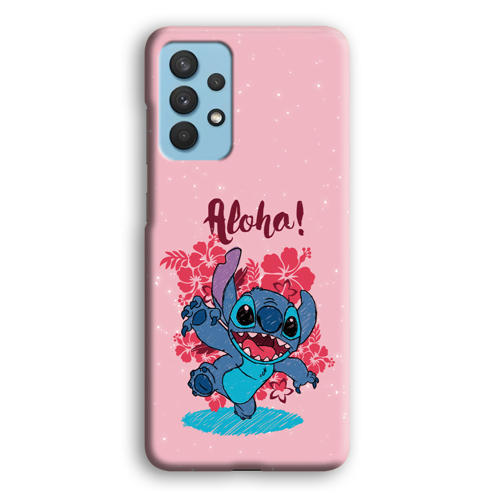 Stitch Paint Art Samsung Galaxy A32 Case