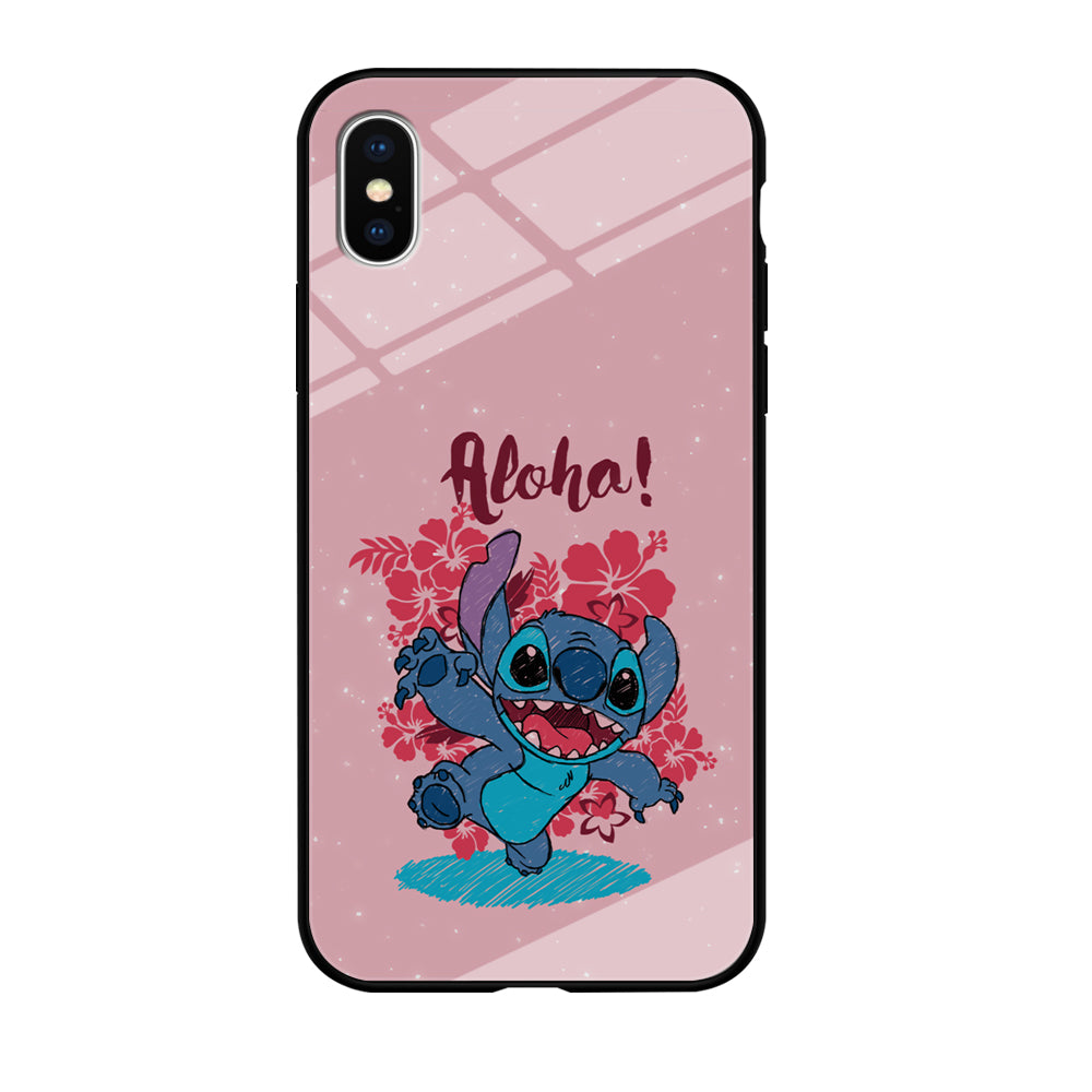 Stitch Paint Art iPhone XS MAX Case