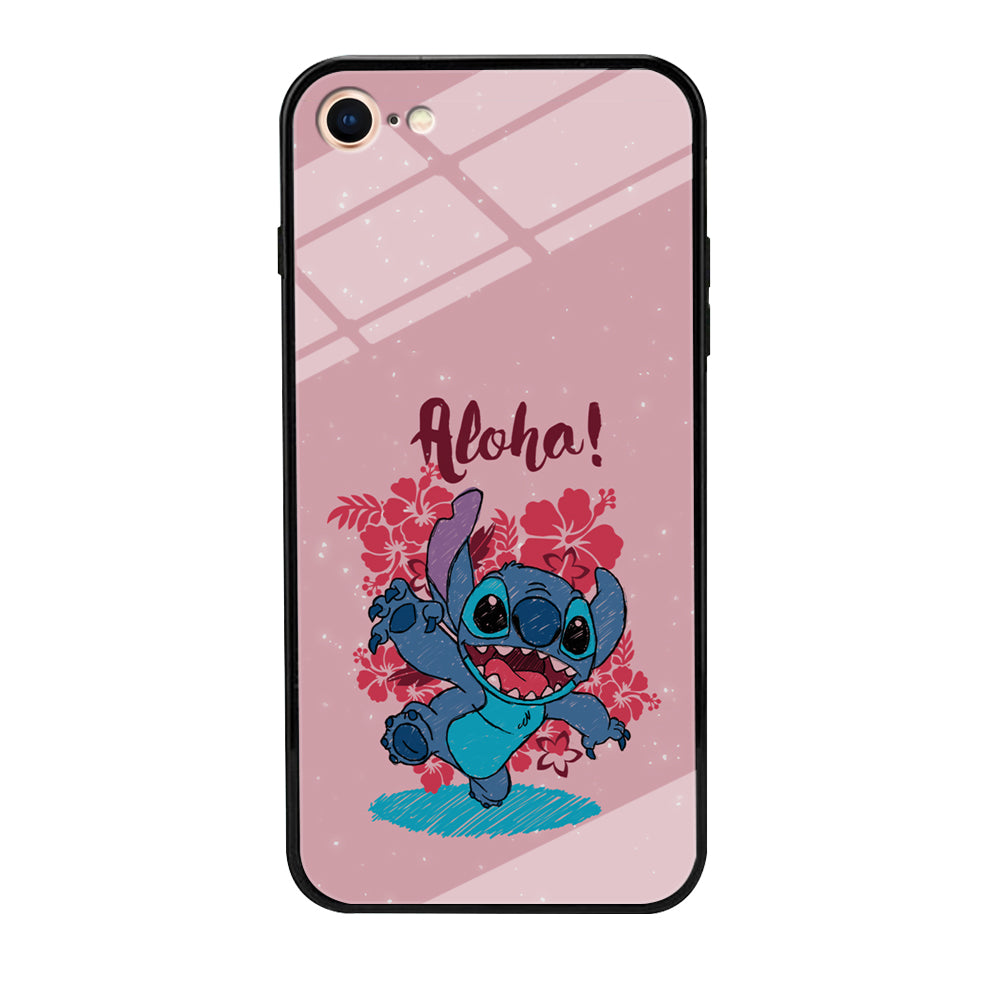 Stitch Paint Art iPhone 8 Case