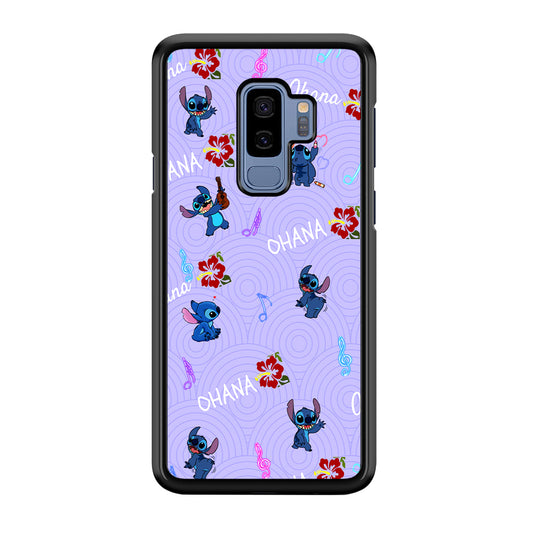 Stitch Patern Lovely Ohana Samsung Galaxy S9 Plus Case