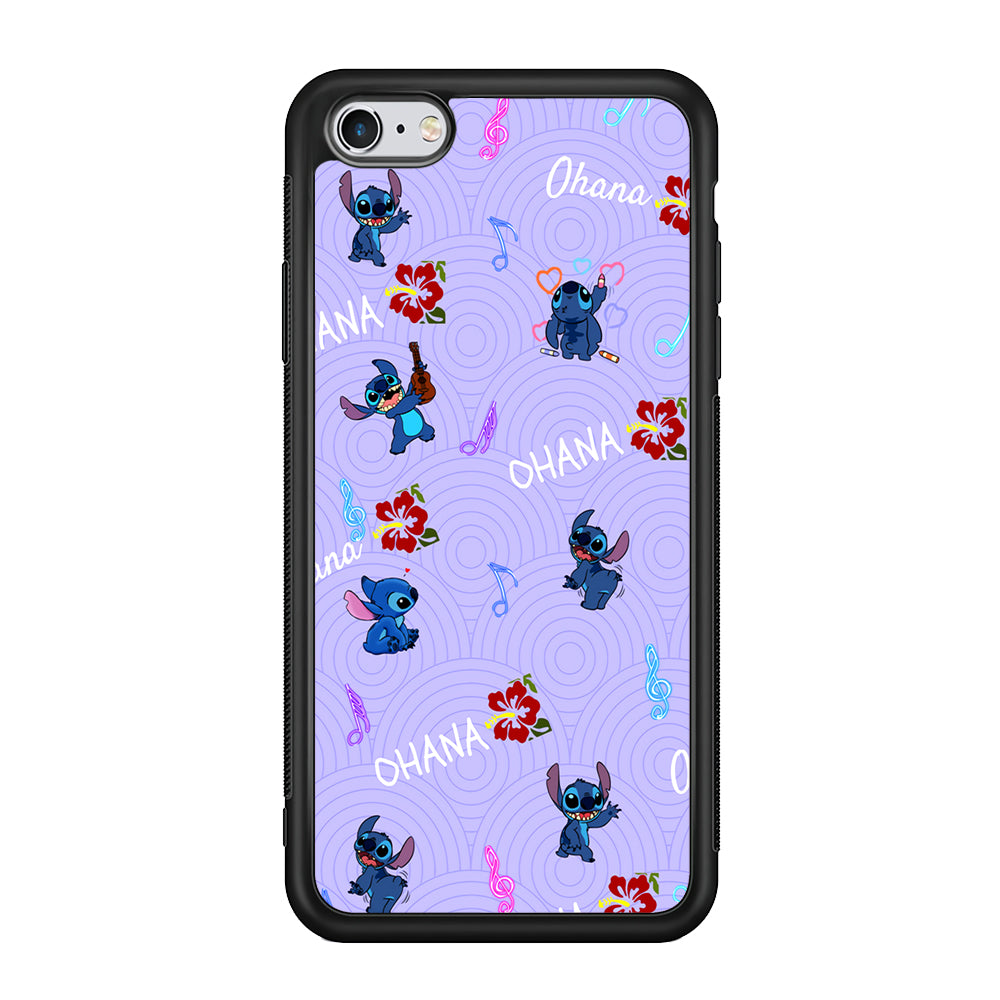 Stitch Patern Lovely Ohana iPhone 6 | 6s Case