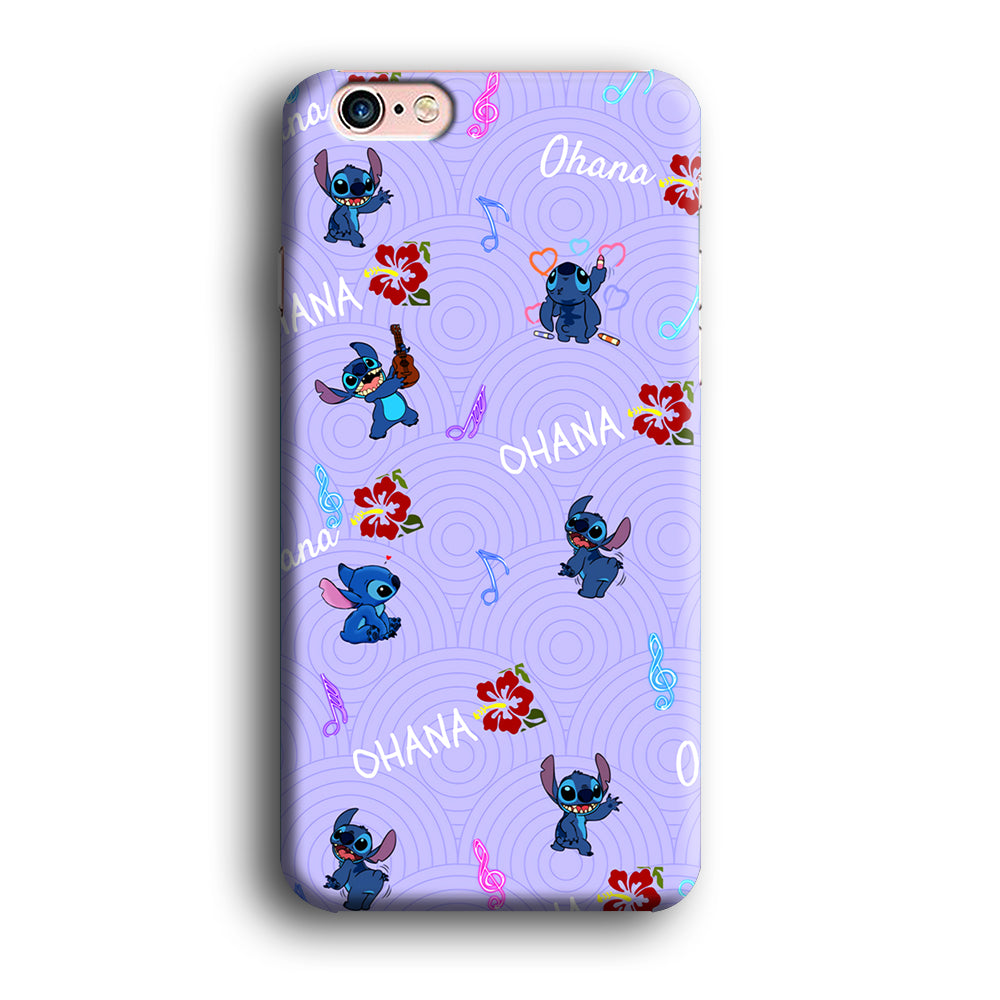 Stitch Patern Lovely Ohana iPhone 6 | 6s Case